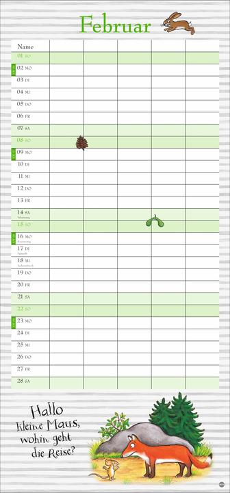 Produktbild Der Grüffelo Familienplaner 2026 (A3)