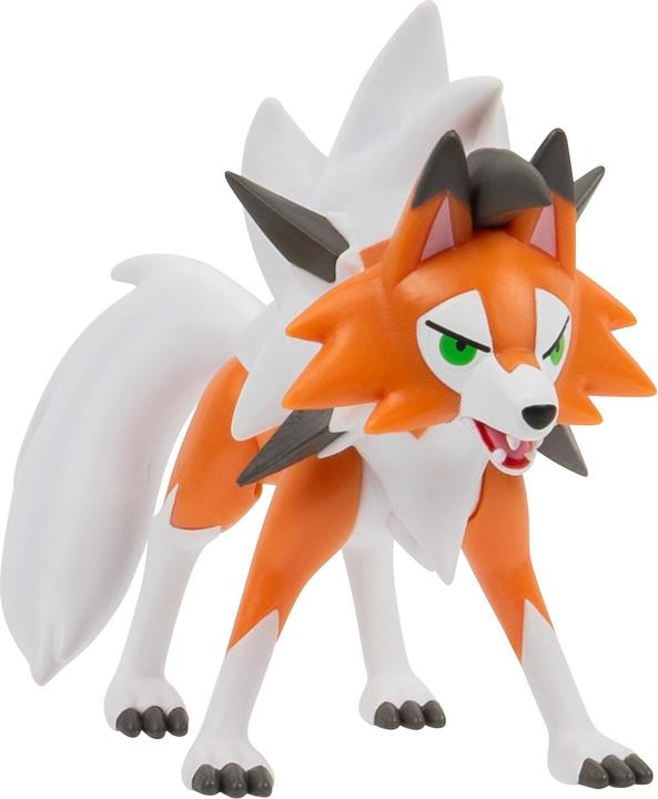 Actual product image Pokémon Battle Figure Lycanroc Dusk Form 5 cm