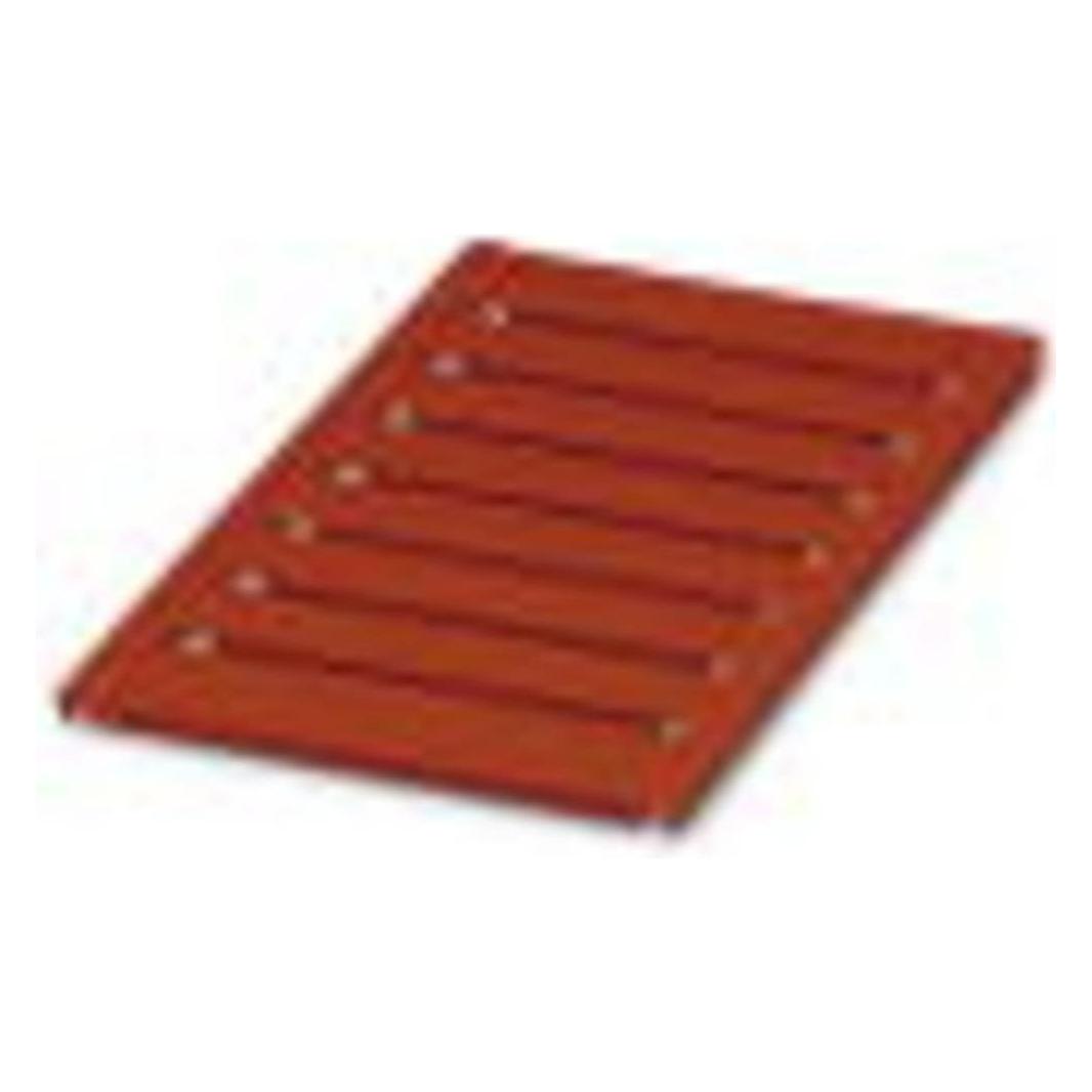 Phoenix Aansluitmarkering 0818409 UC-TM 8 RD Inhoud: 10 stuks., Kabels + Stekkers, Rood