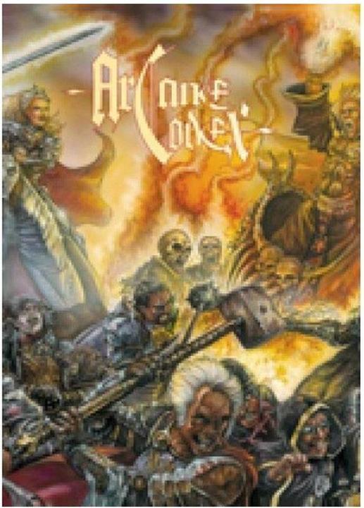 Nackter Stahl NAS00007 - Arcane Codex: Spielleiterschirm, Rollenspiel, 3 Seiten (DE-Erweiterung) (Deutsch)