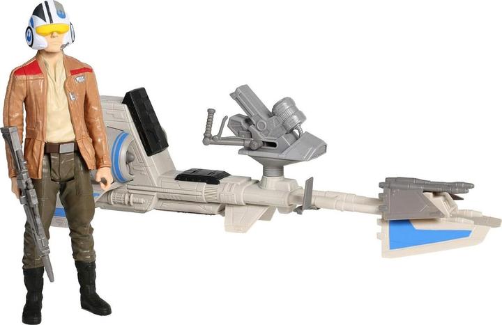 Actual product image Hasbro Poe Dameron mit Speeder Figuren-Set