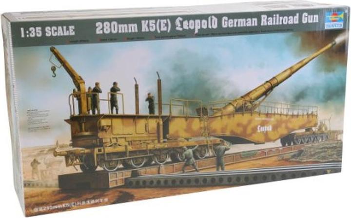 Produktbild Trumpeter Eisenbahngeschütz Leopold 280mm K5 (E)