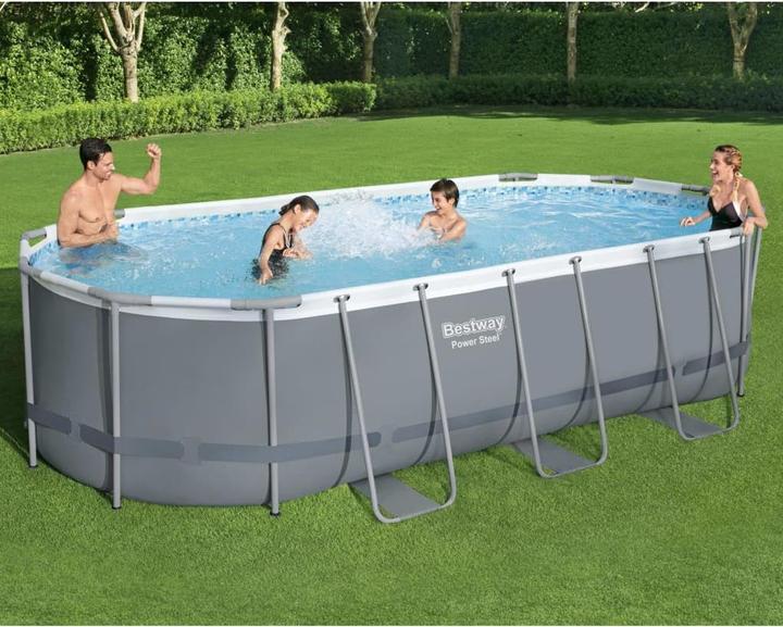 Actual product image Bestway Oval Frame Pool Set (549 x 274 x 122 cm)