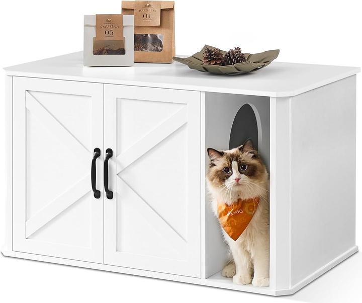 Feandrea Katzenhaus als Sideboard mit Doppeltür (Gatto)