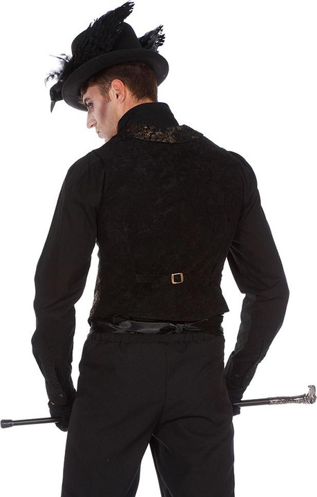 Actual product image Wilbers Mens Brocade Vest Gothic (58)