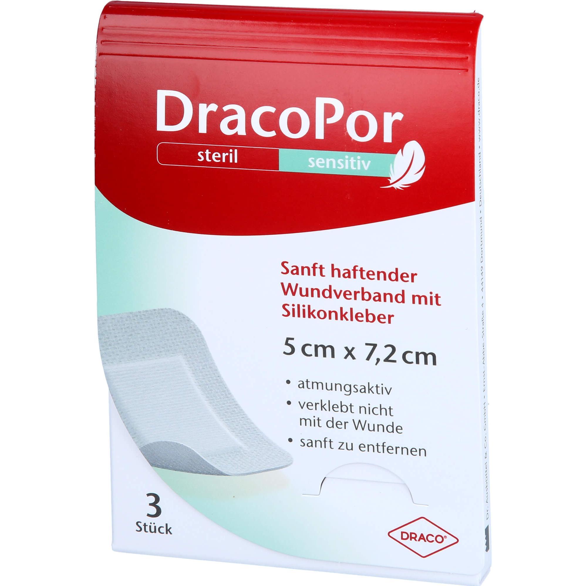 Thumbnail - Dracco, Pflaster, Dracopor Sens 5x7.2cm St S, 3 St VER (3 x)