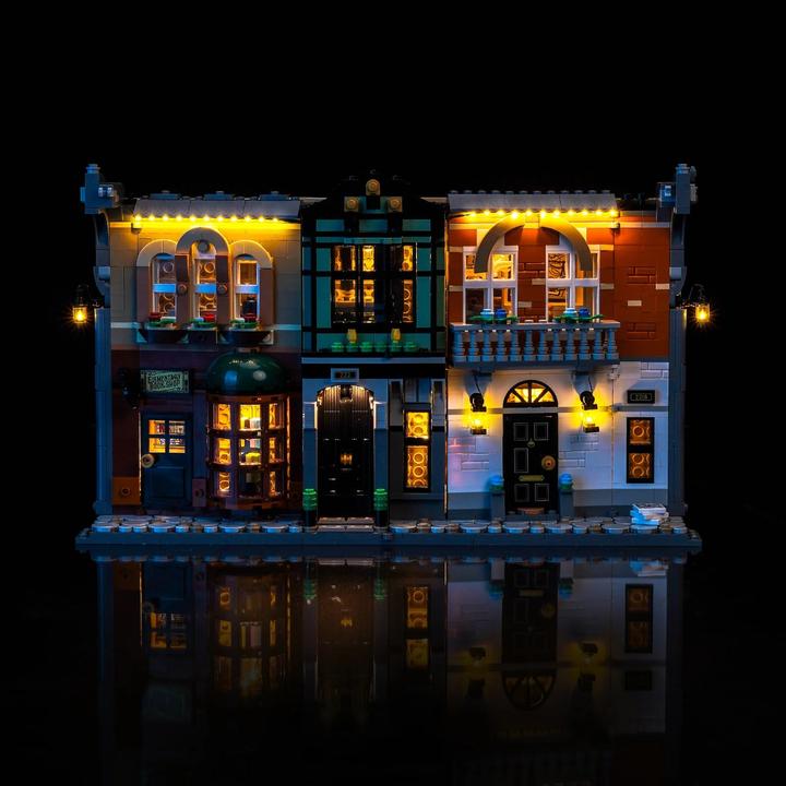 Immagine prodotto BrickBling LED Licht Set für LEGO Sherlock Holmes: Bücherstütze (10351) inkl. Fernbedienung