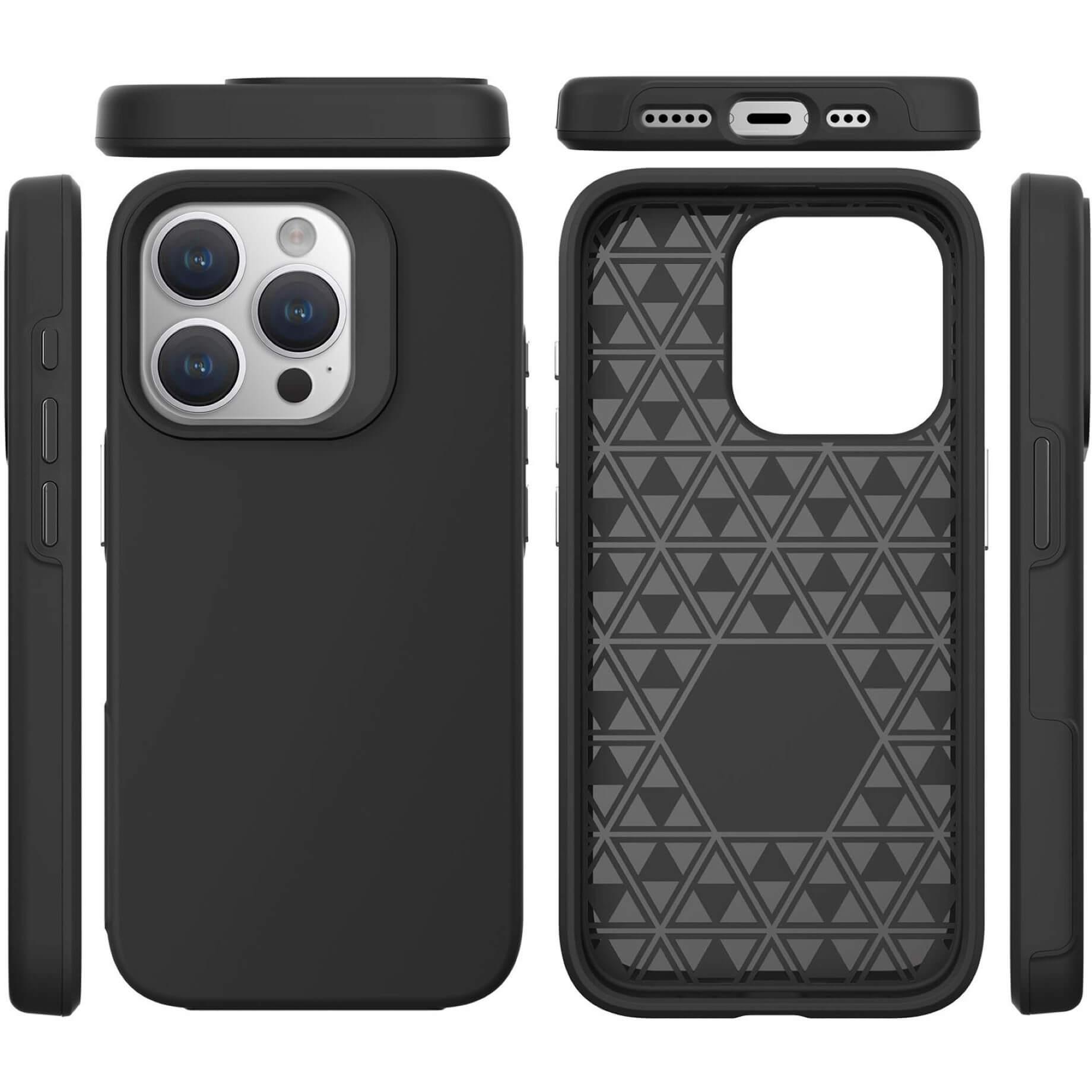Thumbnail - JT Berlin BackCase Pankow Safe (Apple iPhone 15 Pro), Smartphone Hülle, Schwarz