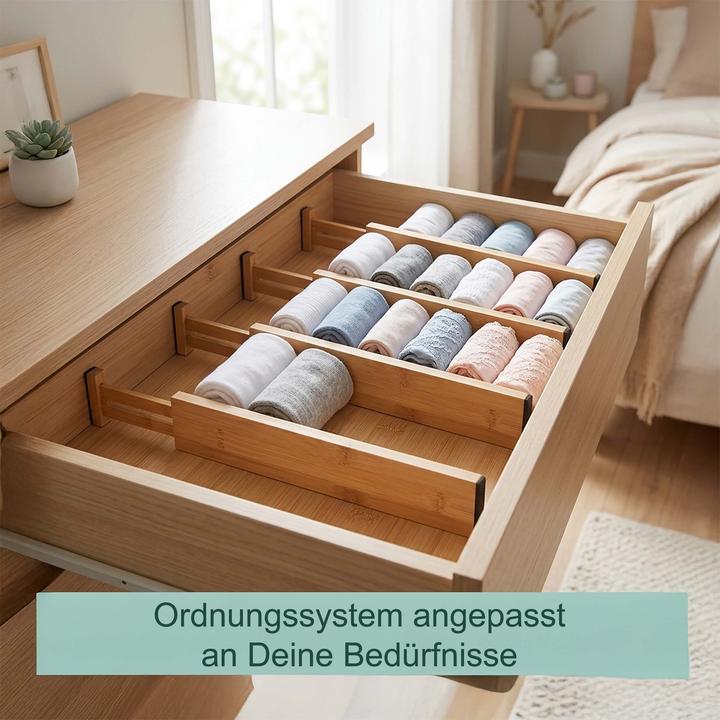 Produktbild Relaxdays 4x Schubladentrenner