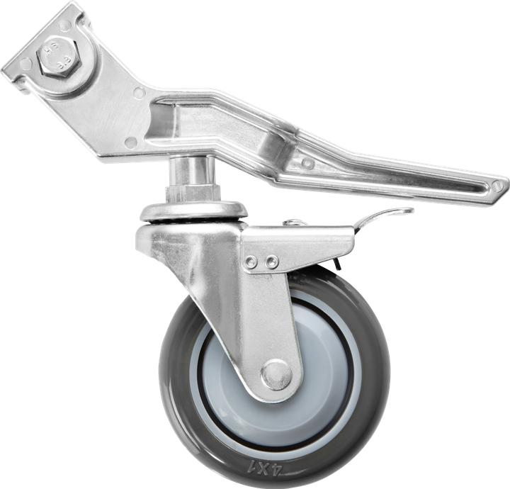 Actual product image Jinbei 3.09.071104 JB11-036B 25*25 Studio Stand Caster Kit (M11-03) (Stand adapter)