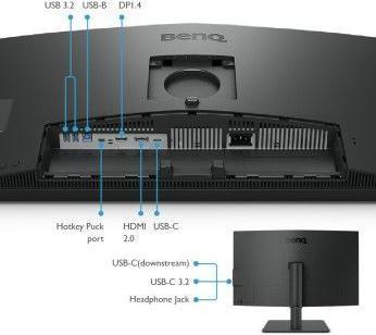 Actual product image BenQ PD2706U (3840 x 2160 Pixels, 27")