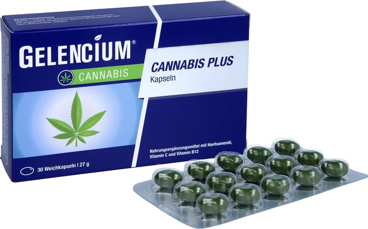 Actual product image Gelencium Cannabis Plus (30 Piece, Capsules, 27 g)