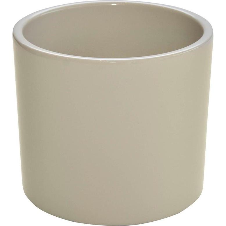 Domoletti, Vaso da fiori, Ceramic pot, WALEC STRUCTUR, Ø 28 cm, beige