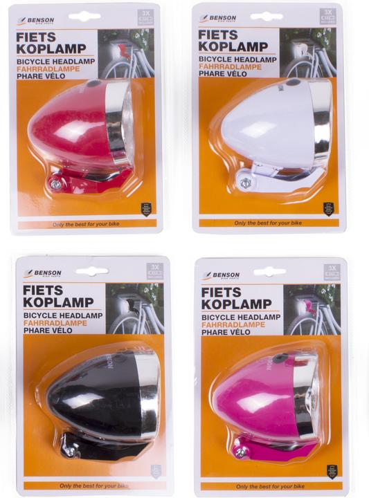 Immagine prodotto Benson Faro per bicicletta 3 LED Mix