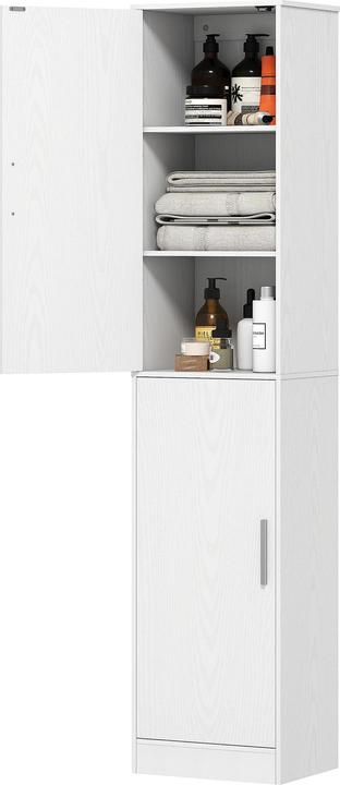 Immagine prodotto Homcom Badezimmerschrank Spanplatte, MDF Weiss (40 x 35 x 180 cm)