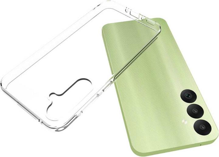 Actual product image Cover-Discount Galaxy A35 - Silicone rubber case transparent (Samsung Galaxy A35)