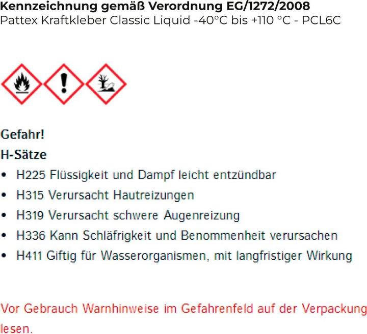 Produktbild Pattex Kraftkleber Classic (650 g, 1000 ml)