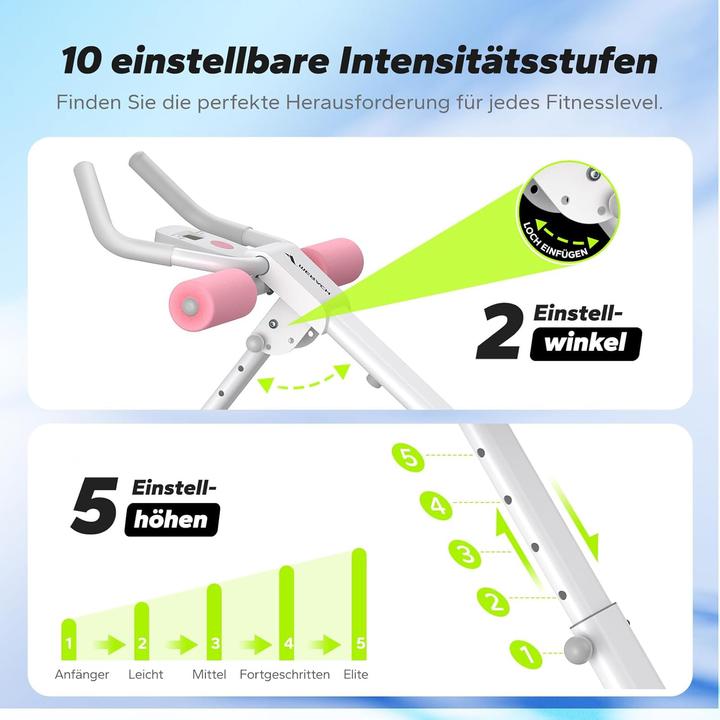 Produktbild Merach Bauchmuskeltrainer mit LCD-Monitor