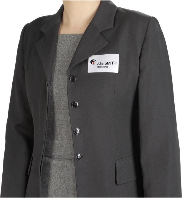 Immagine prodotto Avery Inserti stampabili per badge, 54 x 90 mm, bianco