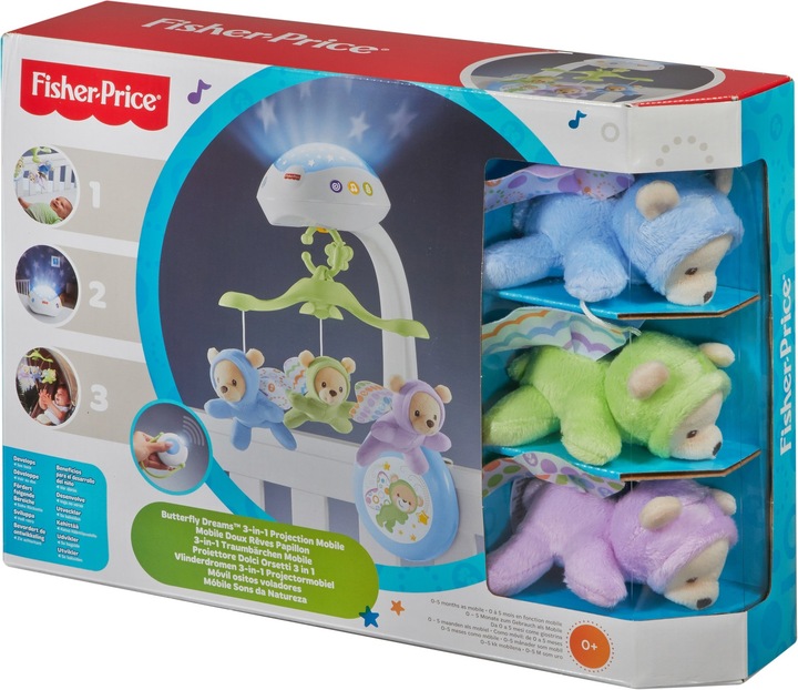 Actual product image Fisher-Price 3-in-1 dream bear mobile