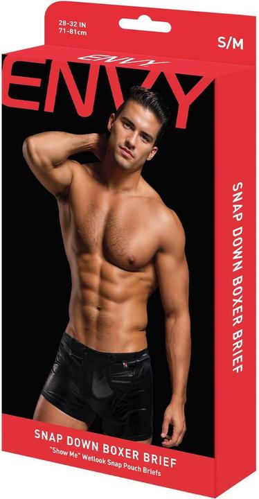 Produktbild Envy Xgen Snap Down Boxer Brief-Black-Lx/L Waist 36" - 40" (36, 40)