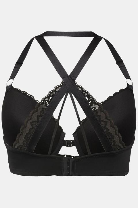 Actual product image Ulla Popken Lacy Front Close Underwire Bra (85 D)