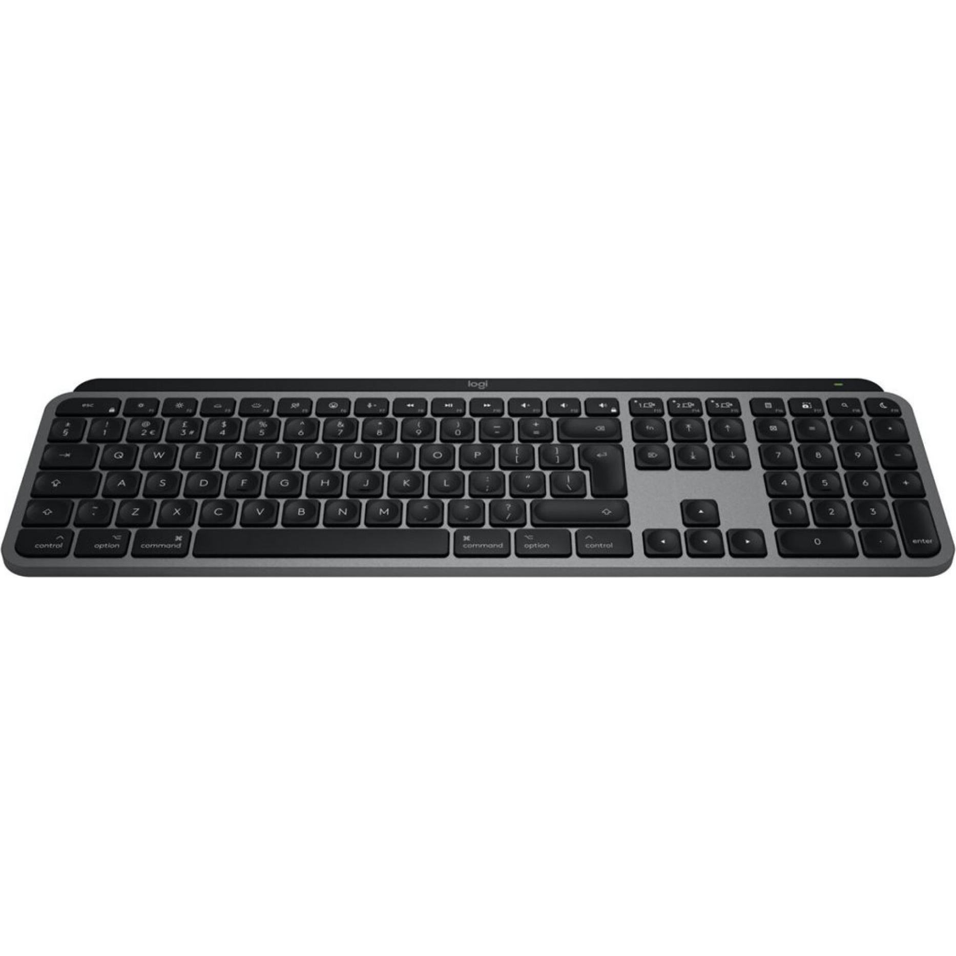 Thumbnail - Logitech MX Keys S for Mac (DE, Kabellos), Tastatur, Grau