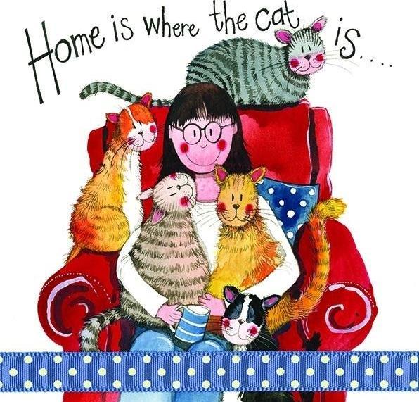 Alex Clark Art S180 Pass Wo Ihre Katze ist, ist Ihr Zuhause