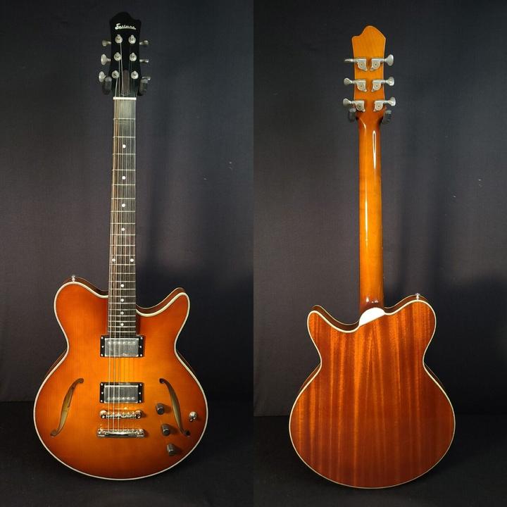Actual product image Eastman Guitars Eastman SB55/v Vintage Sunburst (Electric guitar, Ebony (fingerboard), Okoume mahogany (body), Okoume mahogany (neck))