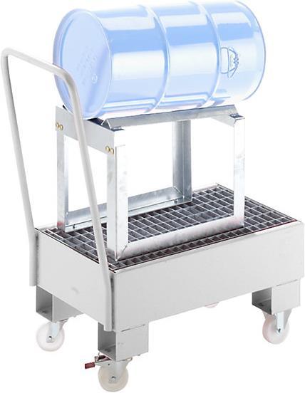 Produktbild kaiserkraft Auffangwanne aus Stahlblech, fahrbar