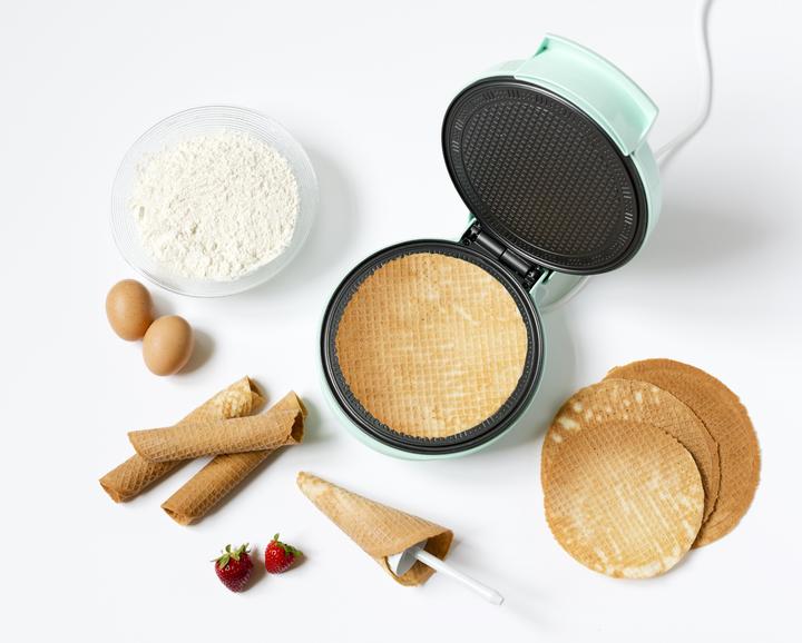 Image du produit Bestron AWCM700 Gaufrier 1 gaufre(s) Couleur menthe