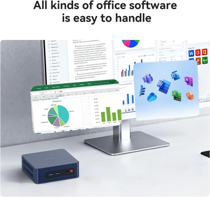 Image du produit Beelink SER3 Mini PC mit Ryzen 3 und Windows 11 Pro (16.78 Go, AMD Ryzen 3 3200U)