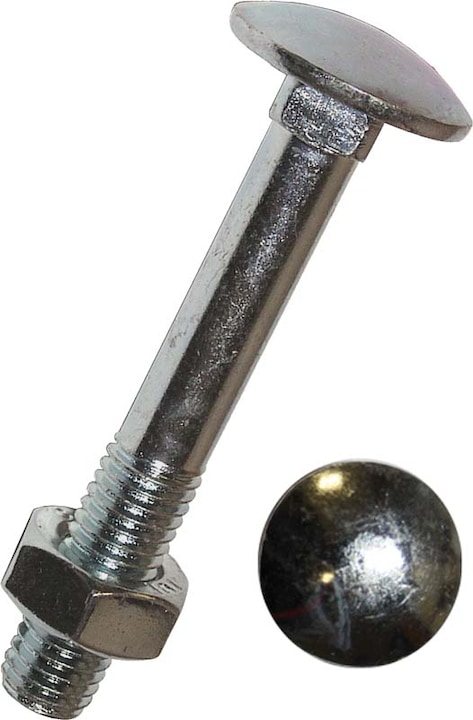 Image du produit Werkstarck Boulons tête bombée M10x 80mm acier zing (100 Vis par pièce)