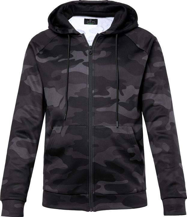 Produktbild Jay-Pi Trainingsjacke, Fitness, Sweat, Camouflage, Kapuze, bis 7 XL (XXL)
