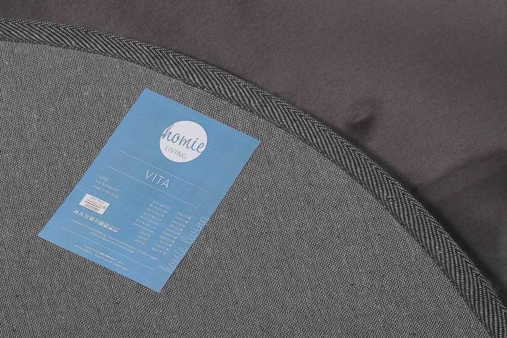 Produktbild Homie Living Teppich Vita (100 x 100 cm)