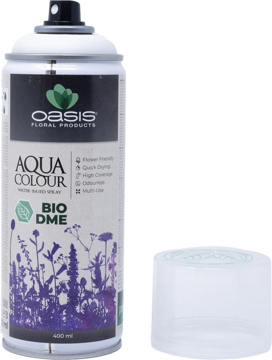 Actual product image Oasis Aqua Colour Spray White 400ml (400 ml)