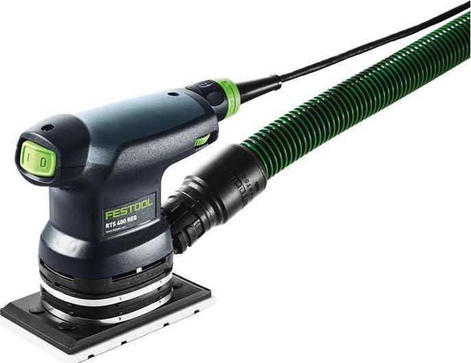 1x Festool PROTECTOR, 1x Systainer Sys 2 T-Loc, 1x Longlife dust bag, 1x StickFix sanding tray 80 x 130 mm, 1x Festool RTS 400 skidder in systainer (567860)