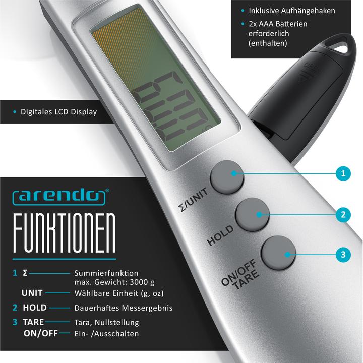 Actual product image Arendo Spoon scales