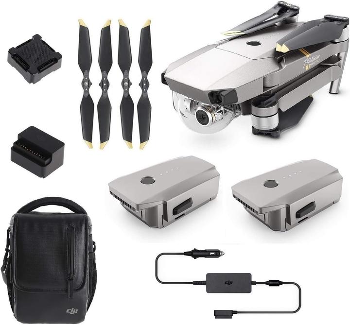 Produktbild DJI Mavic Pro Platinum Drohne mit 3-Achsen-Gimbal, 4K-Kamera und verbesserter Flugleistung (734 g)