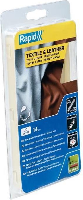 Immagine prodotto Rapid Colla stick per tessuti e pelle Ø12x190mm 14 pezzi