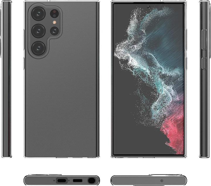 Actual product image Hurtel Ultra Clear 0.5mm case Samsung Galaxy S23 Ultra thin cover transparent (Samsung Galaxy S23 Ultra)