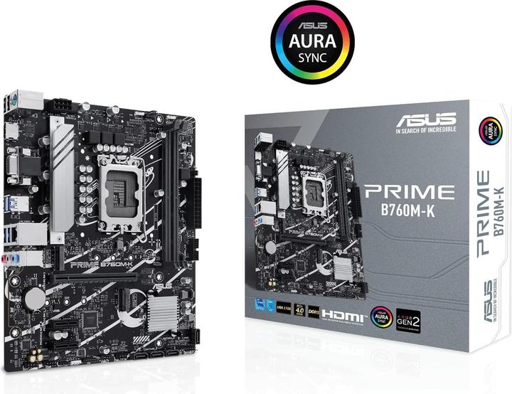 Produktbild ASUS PRIME B760M-K (LGA 1700, Intel B760, mATX)
