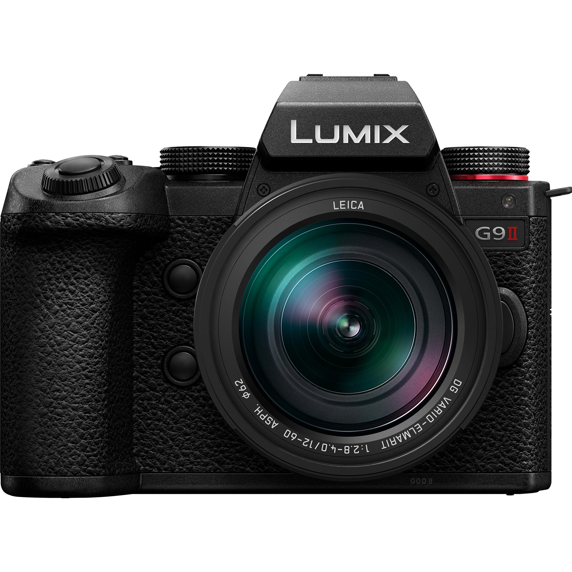 Panasonic Lumix G9 II Kit (12 - 60 mm, 26.50 Mpx, Micro Four Thirds), Kamera, Schwarz
