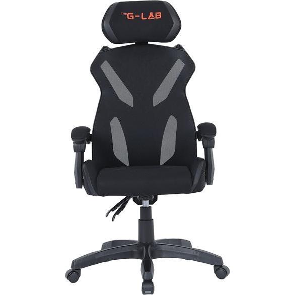 The G-Lab Gamer szék - KS BARIUM BLACK (fekete állítható magasság áll. kartámasz), Sedia gaming, Nero