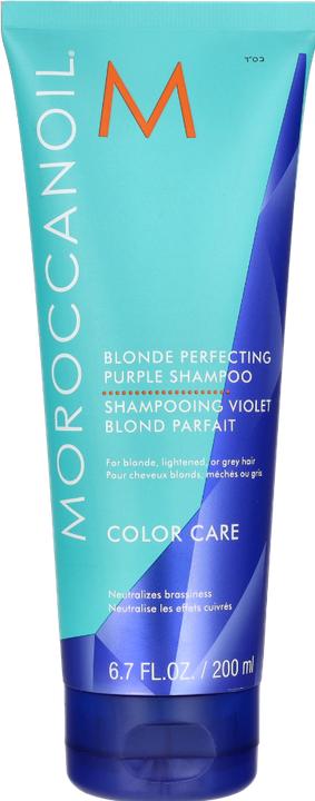Actual product image Moroccanoil Color Care Blonde Perfecting Purple (Silver shampoo, 200 ml)