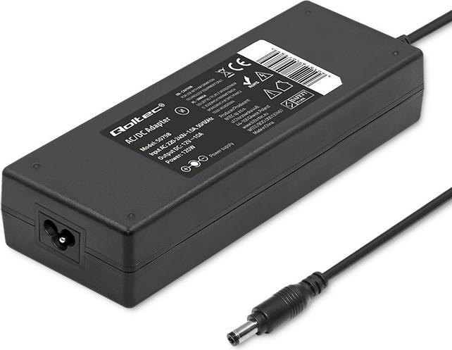 Actual product image Qoltec 50798 Desktop power supply 120W 12V 10A 5.5x2.5 power cable (120 W)