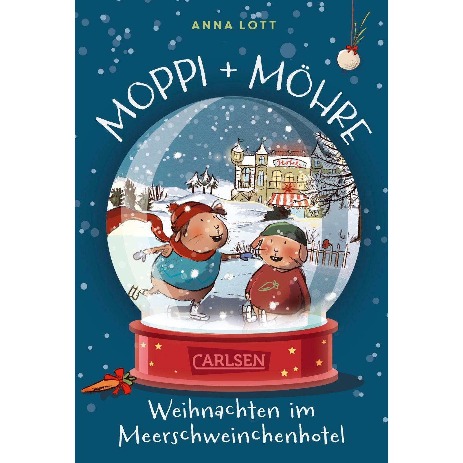 Moppi und Möhre - Weihnachten im Meerschweinchenhotel, Kinderbücher von Anna Lott