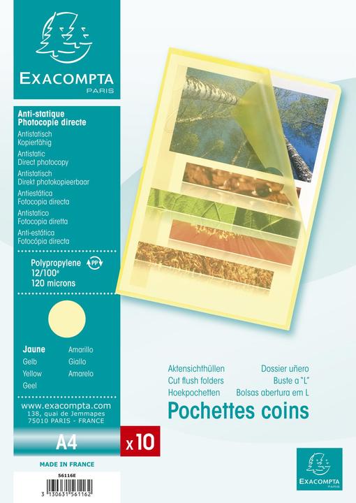 Image du produit Exacompta Housses et pochettes (A4, 10x)