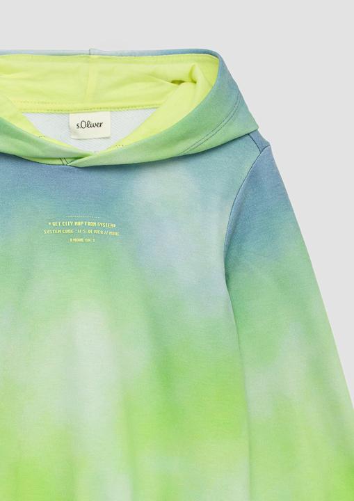 Immagine prodotto S.Oliver Sweatshirt Sweatshirt mit Kapuze und Farbverlauf (104, 110)