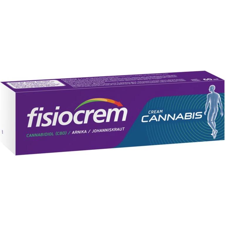 Fisiocrem, Muskelsalbe + Kühlpad, Cream Cannabis (1 x, 60 ml, 500 g)